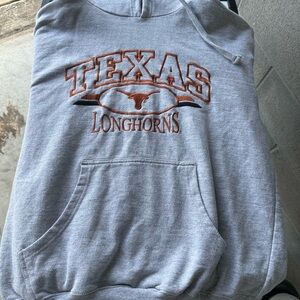 NCAA Texas Longhorns College Sweatshirt Hoodie XL - Grey
